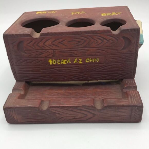 Ceramic Outhouse Commode Ashtray Rumpus Room Original by St Pierre & Patterson - Picture 3 of 16